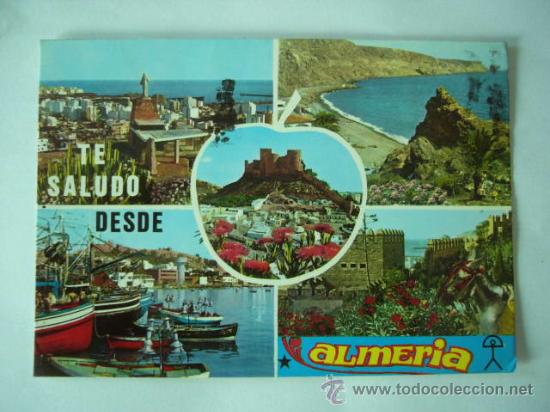Postales: ALMERIA. N&ordm; 1023. ESCRITA Y CIRCULADA