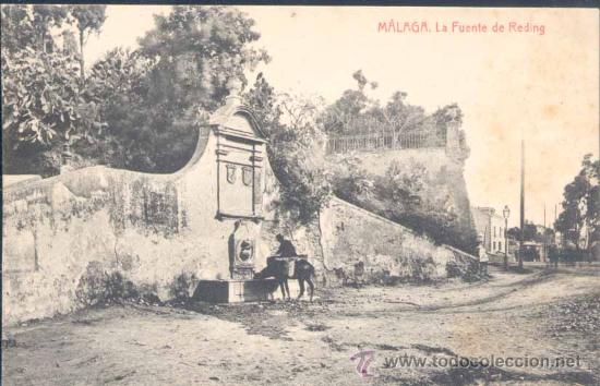 Postales: M&Aacute;LAGA.- LA FUENTE DE REDING