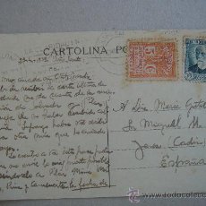 Postales: CARTOLINA POSTAL ESCRITA, CIRCULADA Y CON SELLOS DE LA REPÚBLICA. FECHADA EN MAYO-1933. Lote 27396358