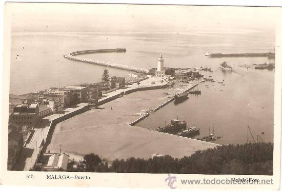 Postales: MALAGA. PUERTO. L ROISIN. SIN CIRCULAR