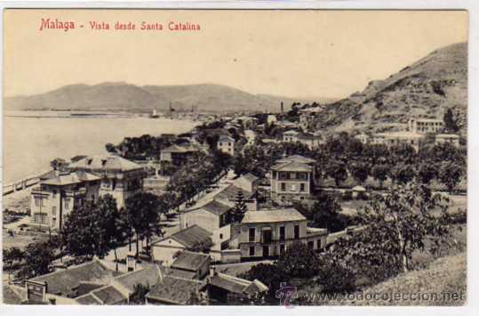 Postales: MALAGA. Vita desde Santa Catalina. .Ed. Domingo del Rio. sin circular.