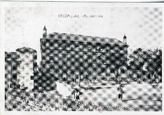 Postales: UBEDA (JAEN).-  AYUNTAMIENTO.- HACIA 1910.- REPRODUCCION
