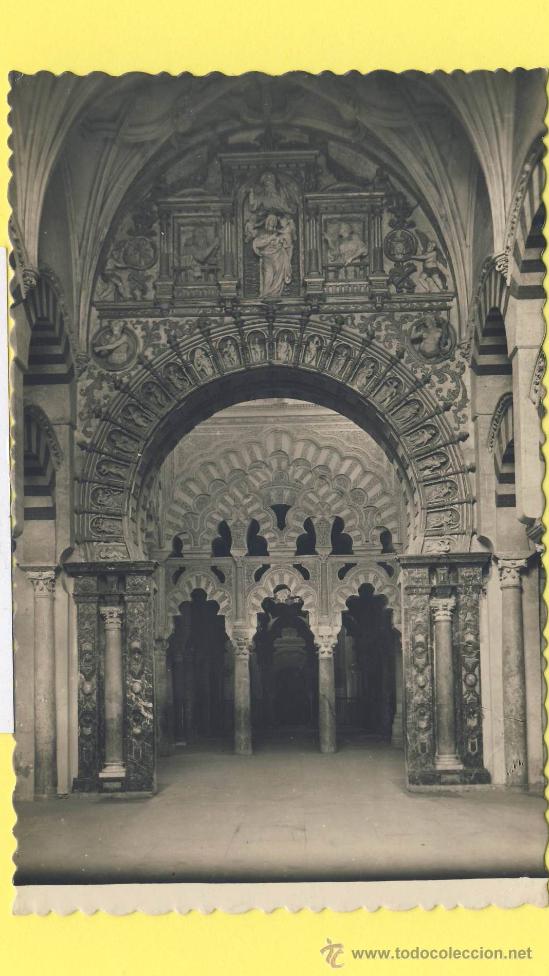 Postales: postal 79 cordoba mezquita ed.garcia garabella datada  01 12 49 -P-1192-