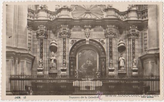 Postales: Jaen trascoro de la Catedral,Edic Arribas
