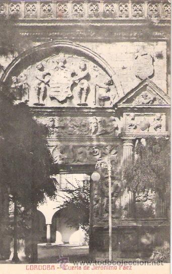 Postkarten: TARJETA POSTAL DE CORDOBA. PUERTA DE JERONIMO PAEZ. FOTOT. CASTA&Ntilde;EIRA Y ALVAREZ.