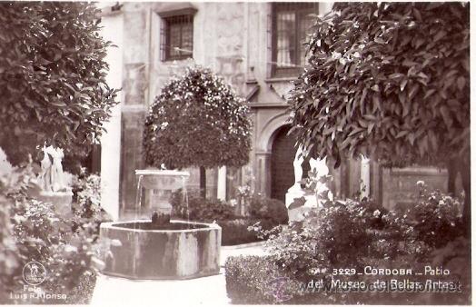 Postkarten: TARJETA POSTAL DE CORDOBA. PATIO DEL MUSEO DE BELLAS ARTES. N&ordm; 3229. ED. UNIQUE. FOTO LUIS R. ALONSO
