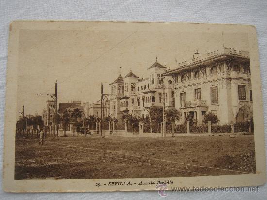 Postales: SEVILLA- AVENIDA BORBOLLA. CIRCULADA Y ESCRITA. - Foto 1