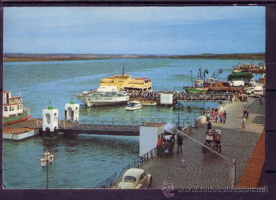 Postales: HUELVA - AYAMONTE - EMBARCADERO - Foto 1