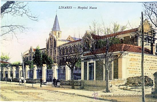 Postales: LINARES (JAEN).- HOSPITAL NUEVO.- A&Ntilde;O 1909.-(REPRODUCCION)