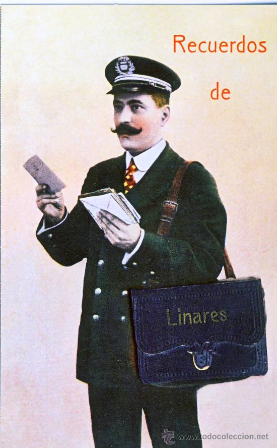 Postales: LINARES (JAEN).- RECUERDOS DE LINARES.- HACIA 1909.- (REPRODUCCION)