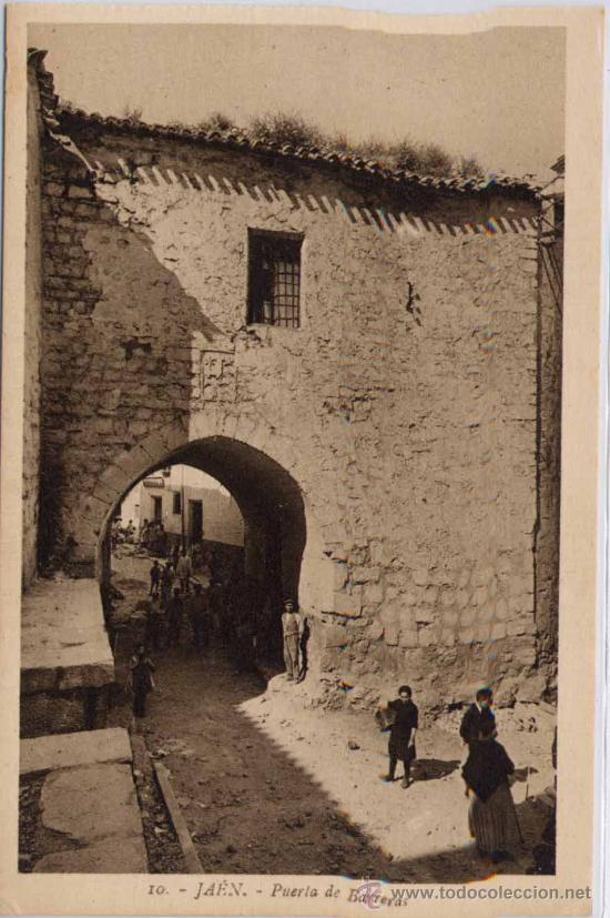 Postales: JA&Eacute;N.- PUERTA DE BARRERAS