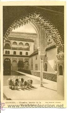 Postales: 7-esp486. Postal Granada. Alhambra. Interior de la Sala de la Barca - Foto 1