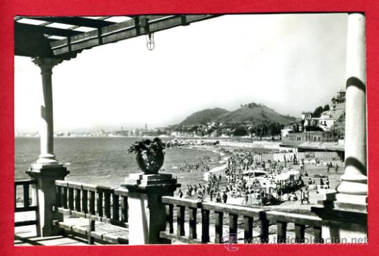 Postales: malaga, playa, ba&ntilde;os del carmen,   p61134