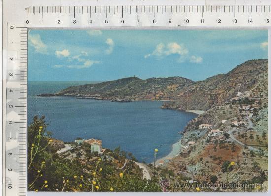 Postales: TARJETA POSTAL DE ALMU&Ntilde;ECAR GRANADA EL COTOBRO - Foto 1