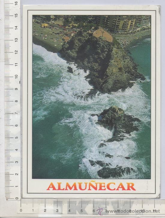 Postales: TARJETA POSTAL DE ALMU&Ntilde;ECAR GRANADA - Foto 1