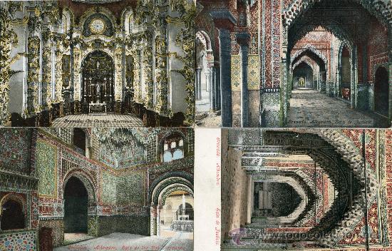 Postales: Granada, Lote de 8 Postales Purger - Foto 1