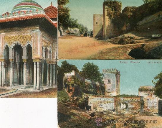 Postales: Granada. Lote 10 postales. - Foto 3