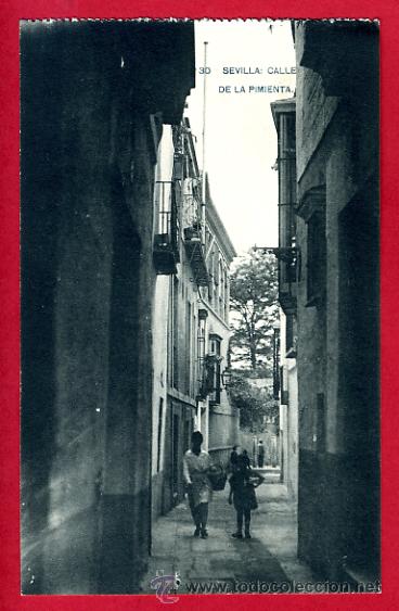 Postcards: sevilla, calle de la pimienta,   p61309