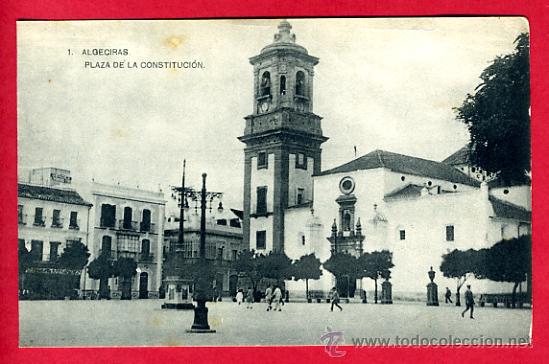 Cartoline: algeciras, cadiz, plaza de la constitucion,    p61413