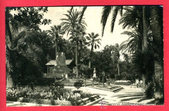 Postales: malaga, jardines del parque, foto, fotografica,    p61532