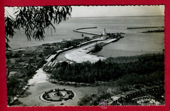 Postales: malaga, puerto desde gibralfaro,    p61543