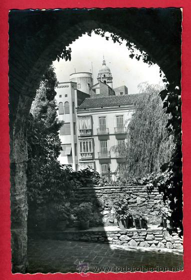 Postales: malaga, arco de entrada a la alcazaba,    p61575