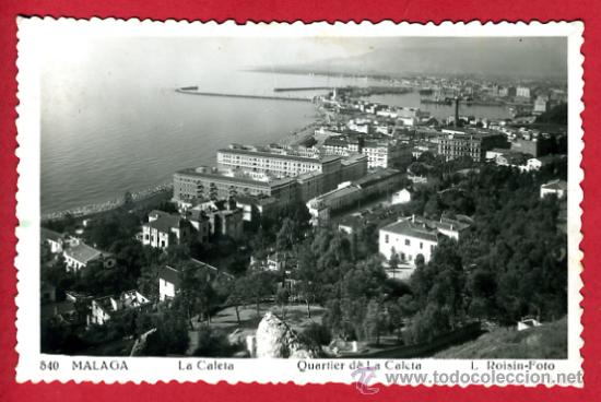 Postales: malaga, la caleta,    p61578