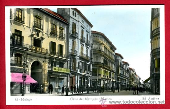 Postales: malaga, calle del marques de larios, foto, fotografica,    p61580
