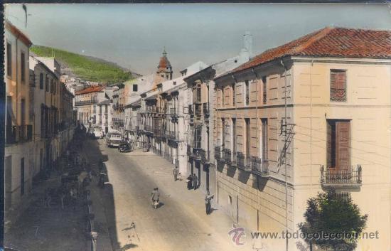 Postales: LOJA (GRANADA).- AVENIDA DEL GENERALISIMO - Foto 1