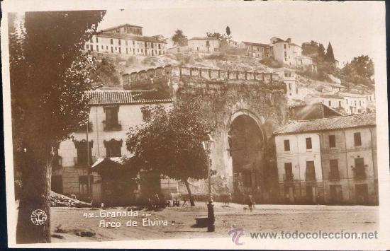 Postales: GRANADA.- ARCO DE ELVIRA