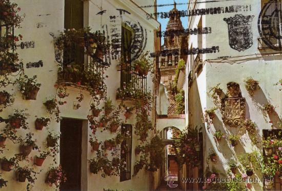 Postales: C&Oacute;RDOBA N&ordm; 117 CALLE DE LAS FLORES ESCRITA CIRCULADA SELLO COMERCIAL ORCE
