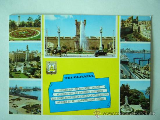 Postales: CADIZ. N&ordm; 1190. ESCUDO DE ORO. ESCRITA Y CIRCULADA