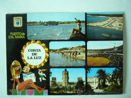 Postales: PUERTO SANTA MARIA. CADIZ. N&ordm; 17. ESCUDO DE ORO. ESCRITA Y CIRCULADA