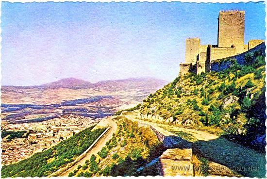 Postales: JAEN.- CASTILLO DE SANTA CATALINA.- A&Ntilde;OS 50.- (17)