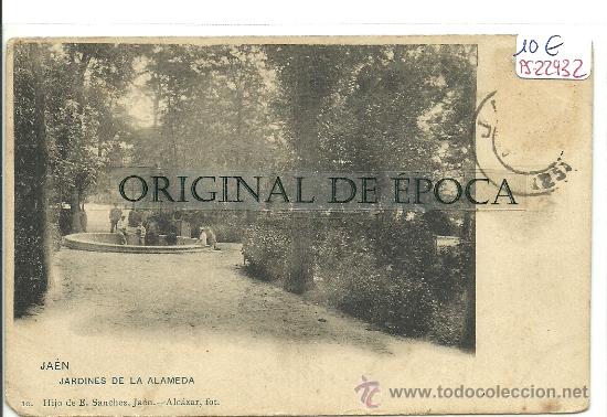 Postales: (PS-22932)POSTAL DE JAEN-JARDINES DE LA ALAMEDA