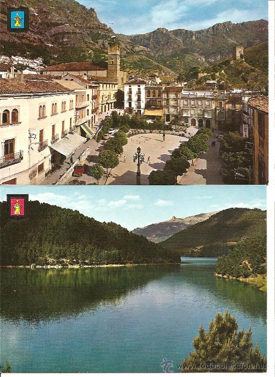 Postales: DOS POSTALES DE CAZORLA, ESCUDO DE ORO - Foto 1
