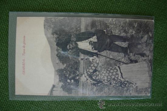 Postales: POSTAL DE GRANADA - TIPOS DE GITANOS - Foto 1