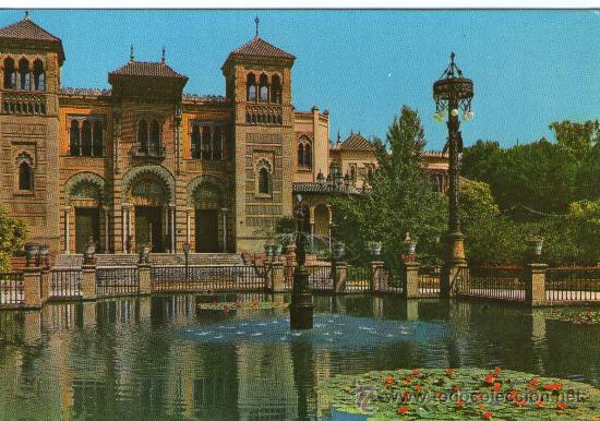Postkarten: postal de sevilla - plaza america -
