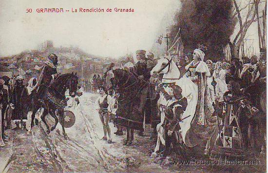 Postales: 50 granada. la rendicion de granada - Foto 1