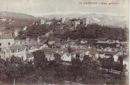 Postales: 49 granada. vista general - Foto 1