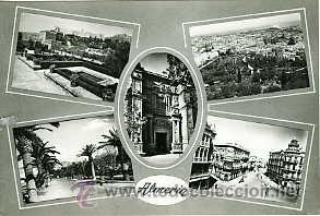 Postales: ALMERIA.-   POSTAL MOSAICO CINCO VISTAS.- EDICIONES ARRIBAS N&ordm; 1044. FOTOGRAFICA.