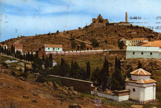 Postales: ANDUJAR N&ordm; 30 SANTUARIO Y MONUMENTO A LOS H&Eacute;ROES ED. ARRIBAS ESCRITA CIRCULADA SELLO