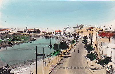 Postales: POSTAL AYAMONTE AVENIDA DEL GENERALISIMO - Foto 1