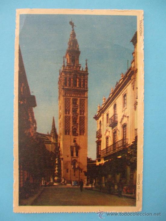 Postales: POSTAL LA GIRALDA SEVILLA - Foto 1