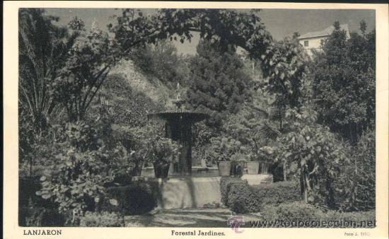 Postales: LANJARON (GRANADA).- FORESTAL JARDINES - Foto 1