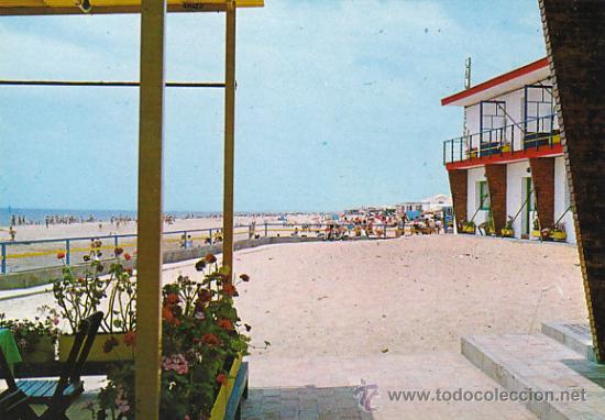 Postales: Playa de Punta Umbria, editada en 1969 - Foto 1