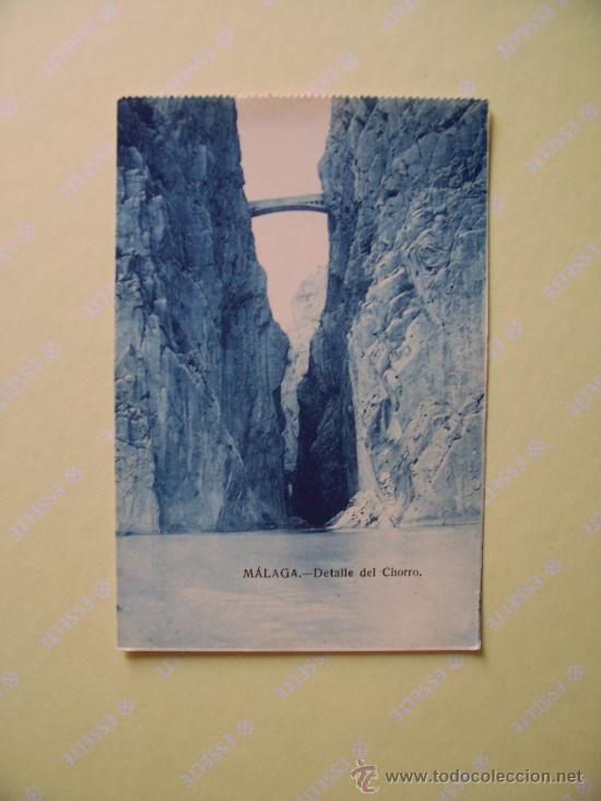Postales: MALAGA - DETALLE DEL CHORRO - SIN CIRCULAR