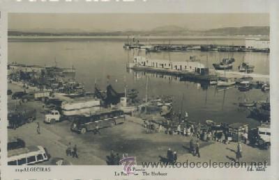 Postales: POSTAL DE ALGECIRAS ( CADIZ ) EL PUERTO   P-ANALG-203