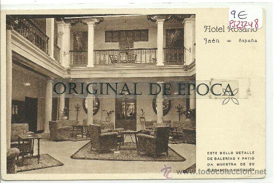 Postales: (PS-23748)POSTAL DE JAEN-HOTEL ROSARIO