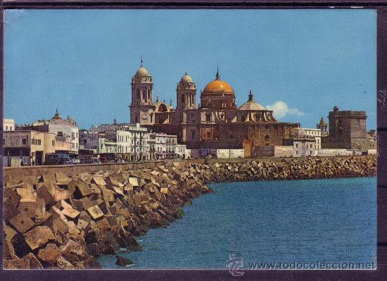 Postales: CADIZ. CAMPO DEL SUR Y CATEDRAL.
